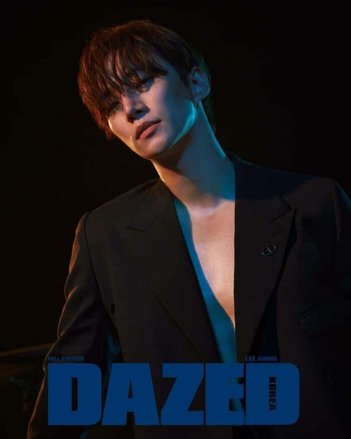 Ли Чуно продемонстрировал пленительные образы на обложке Dazed Korea