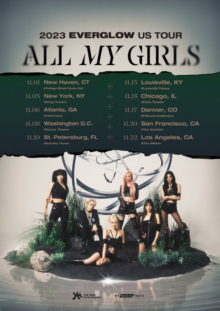 EVERGLOW анонсировали свой второй американский тур «All My Girls»