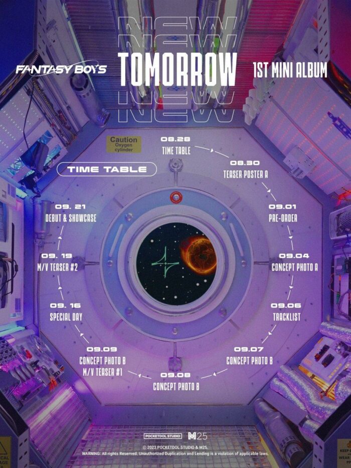 Fantasy Boys объявили дату официального дебюта с «NEW TOMORROW»