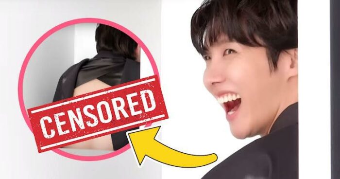 Джей-Хоуп из BTS нечаянно удивил стафф обнажённой спиной