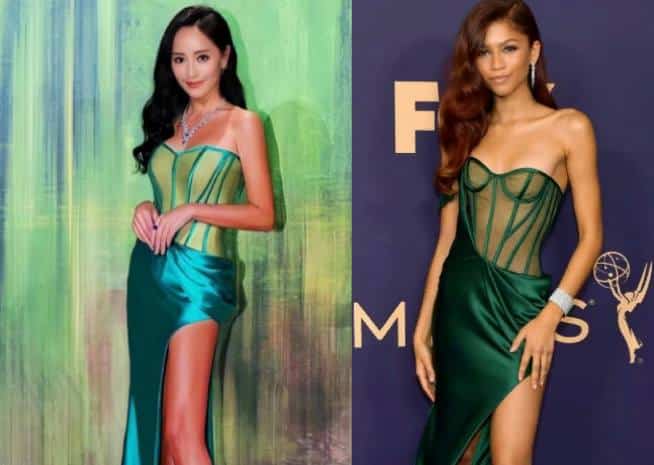 Платье тайваньской актрисы назвали плагиатом