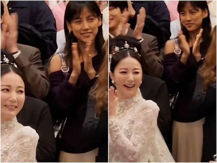 Сон Джун Ки и Ли Хёри были замечены на свадьбе Ан Хе Гён
