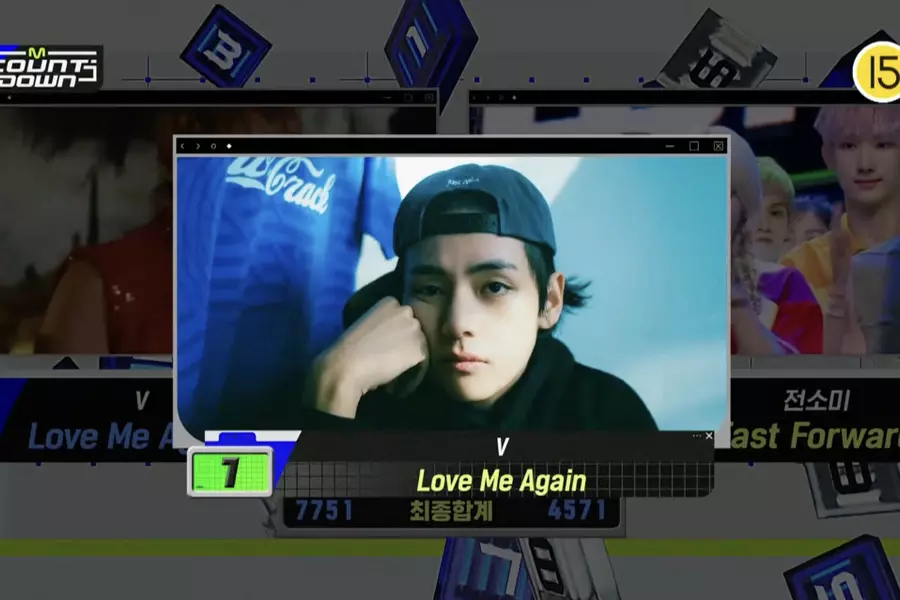 Ви из BTS одержал 2-ю победу с "Love Me Again" на "M! Countdown" + Выступления NCT U, ENHYPEN и других