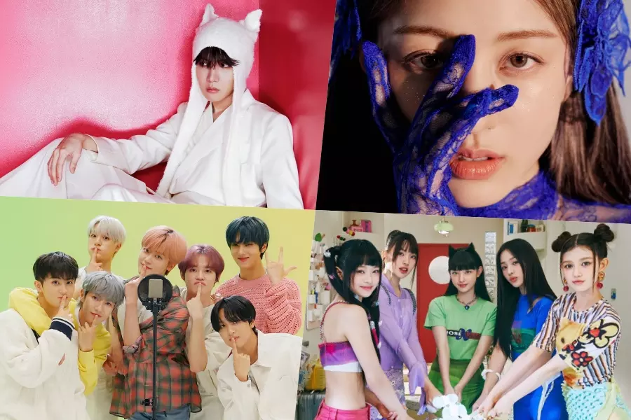 Джей-Хоуп из BTS, Джихё из TWICE, NCT Dream, NewJeans Stray Kids, ENHYPEN и другие возглавляют чарт Мировых Альбомов Billboard