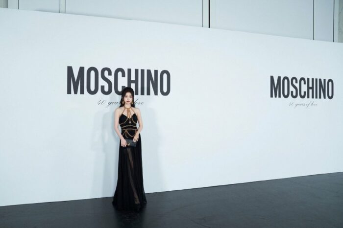 Юй Шу Синь на показе Недели моды в Милане
