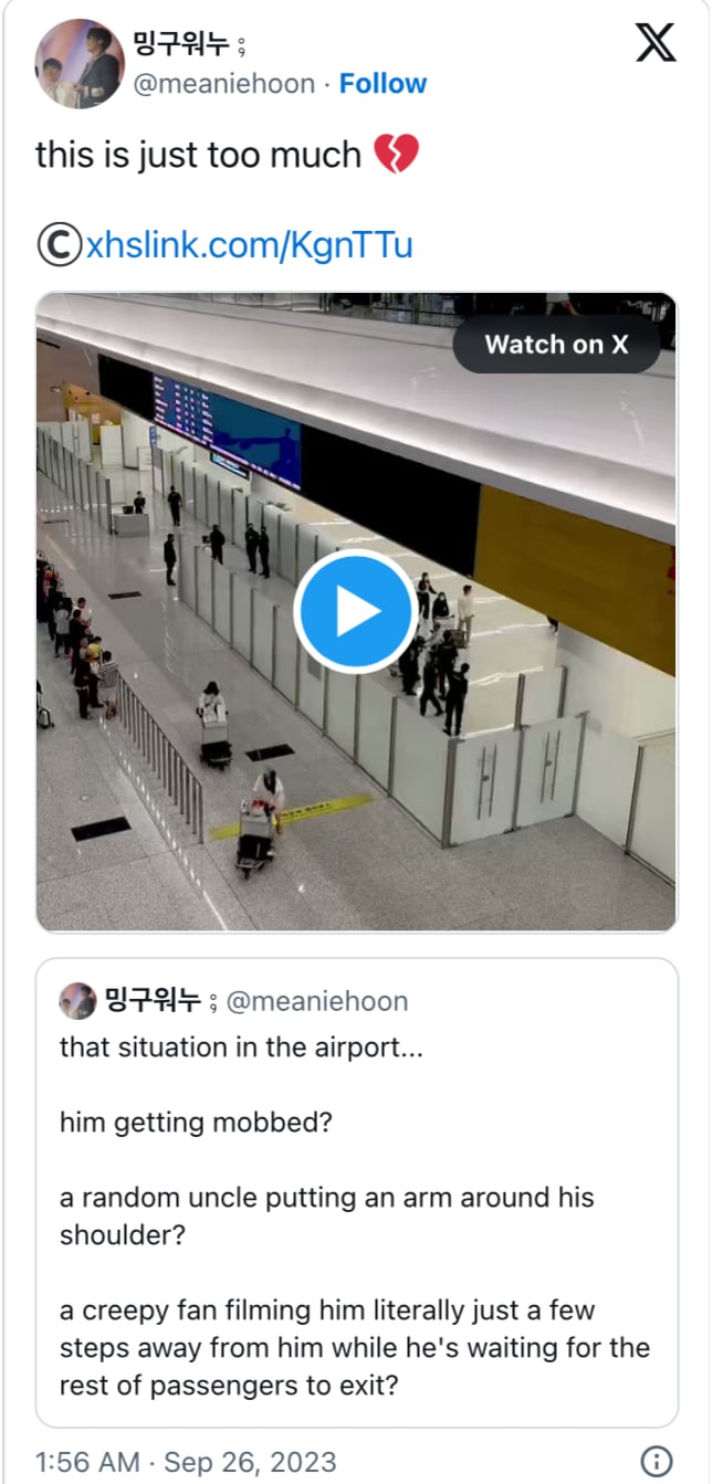 Ужасающая реальность: недавнее видео с Джуном из SEVENTEEN показывает, что такое толпа фанатов в аэропорту на самом деле