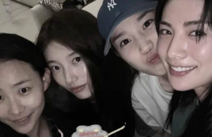 Нана отметила день рождения вместе со Сюзи, Чо Хён А и Чан Хи Рён