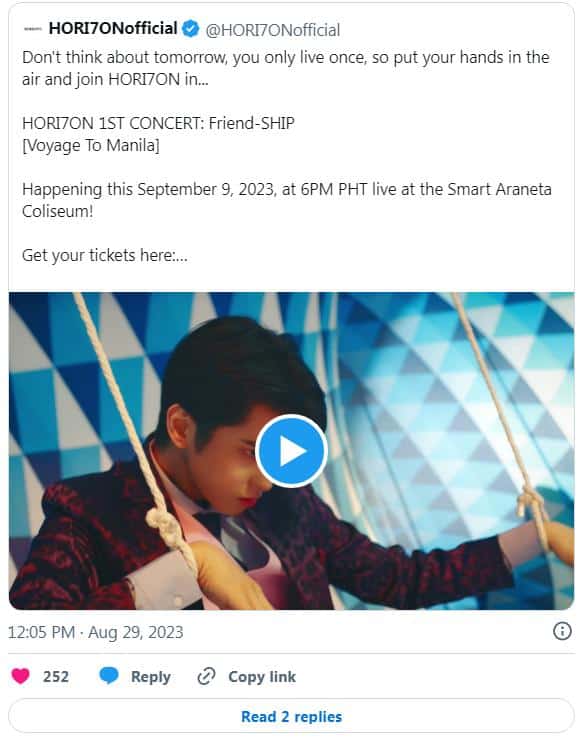 HORI7ON проведут свой первый концерт «Friend-SHIP» в Маниле в эти выходные