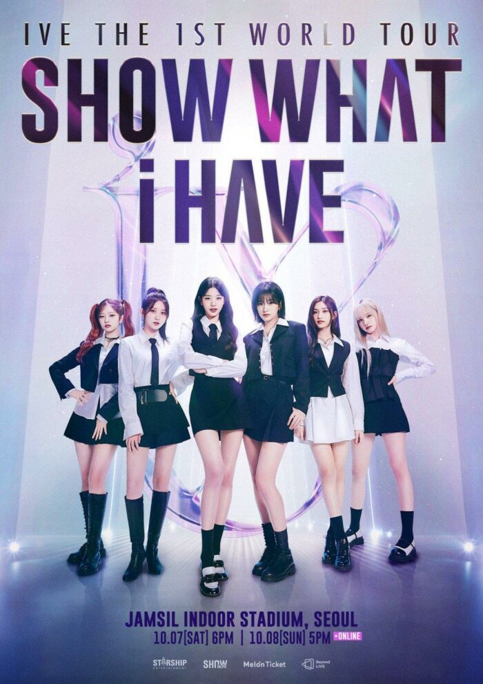 IVE представили главный постер к своему первому концерту «Show What I Have»