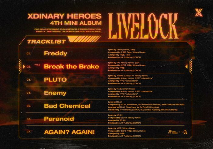 [Камбэк] Xdinary Heroes "Livelock": вышел клип "Break the Brake"