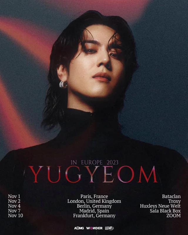 Югём из GOT7 анонсировал тур по Европе «Yugyeom in Europe 2023»