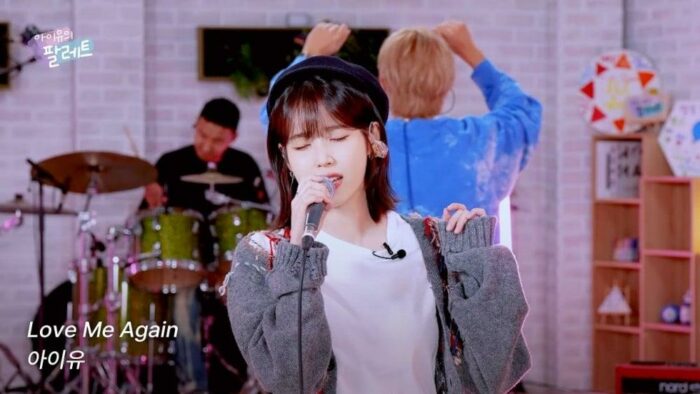 АйЮ представила кавер на песню Ви из BTS «Love Me Again» перед предстоящим эпизодом «Palette»