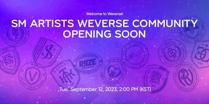 Артисты SM Entertainment присоединятся к Weverse + подтверждена дата запуска