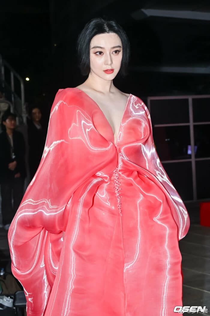 Платье Фань Бин Бин сравнили с кусочками мяса в горшочке