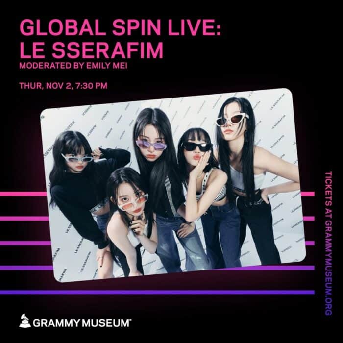 LE SSERAFIM выступят на Global Spin Live - билеты распроданы за 1 минуту