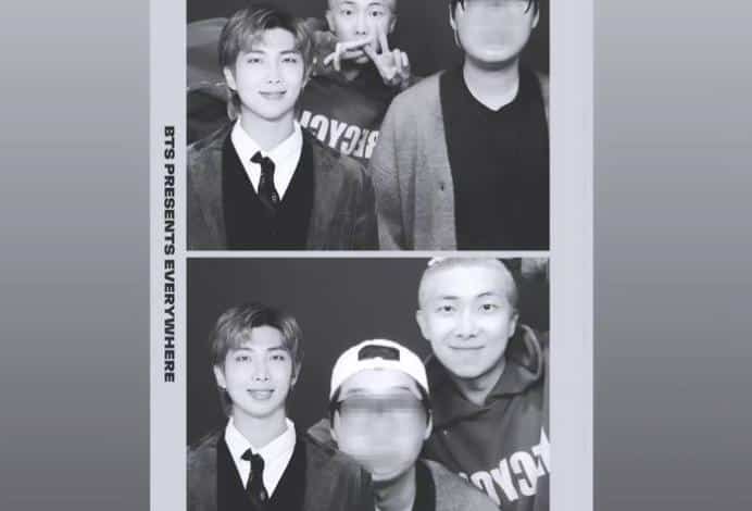 RM из BTS сделал фотографию с собой из прошлого