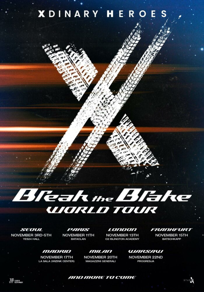 Xdinary Heroes объявили даты и города 1-го мирового тура «Break The Brake»