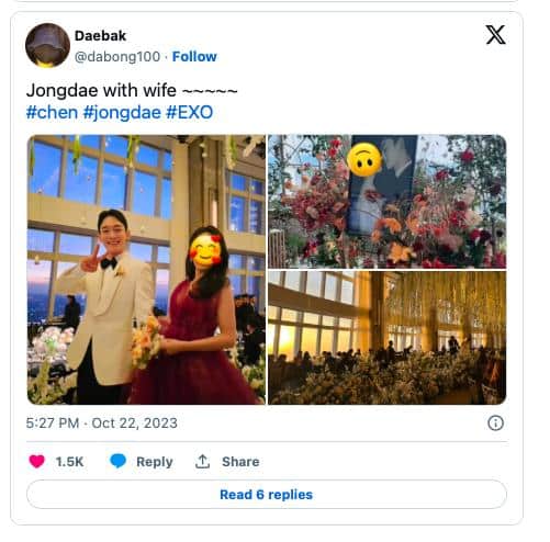 Все участники EXO посетили свадебную церемонию Чена