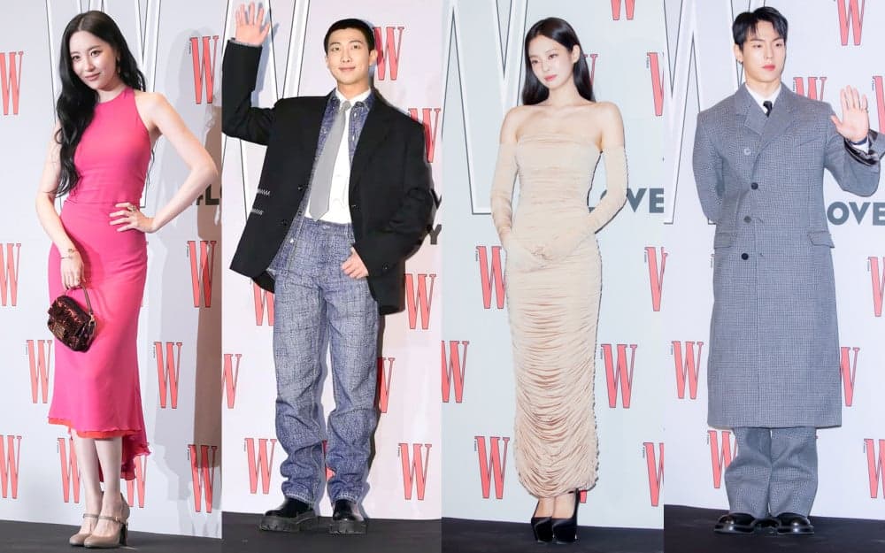 RM из BTS, Дженни из BLACKPINK и другие знаменитости посетили 18-ю кампанию W Korea по повышению осведомлённости о раке молочной железы