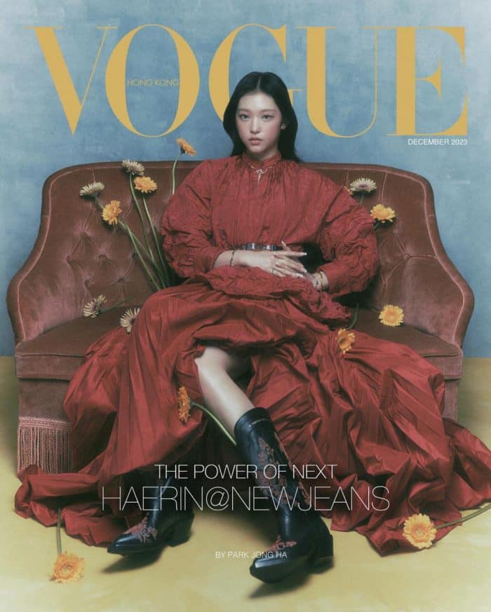 Очаровательная Хэрин из NewJeans в великолепной фотосессии для Vogue Hong Kong