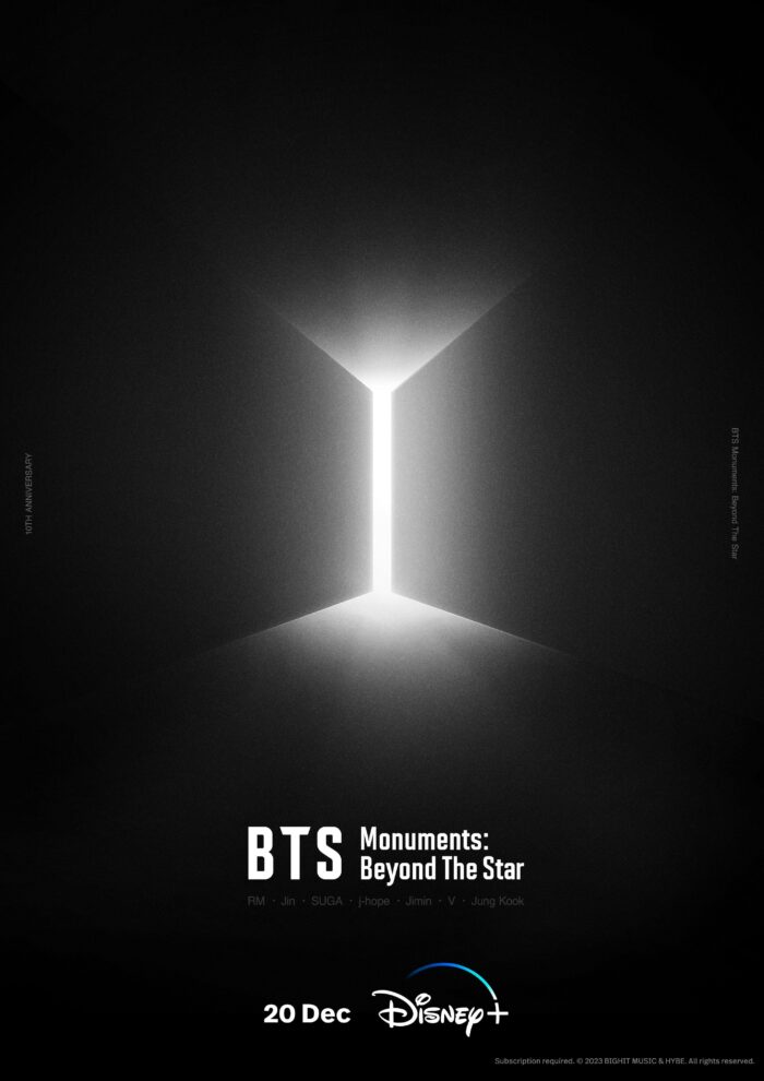 BTS объявили дату премьеры нового документального сериала «BTS Monuments: Beyond The Star»