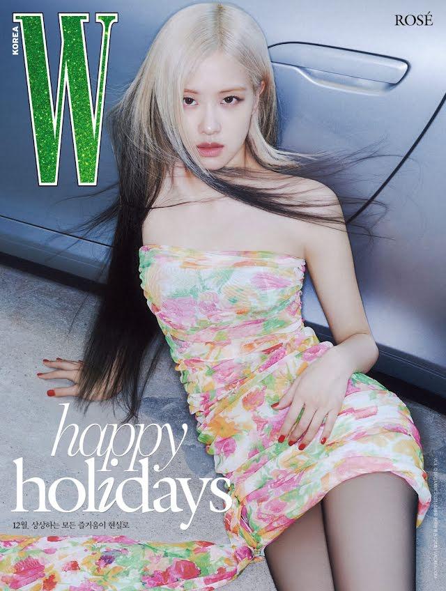 Розэ из BLACKPINK продемонстрировала новый цвет волос на обложке журнала W Korea