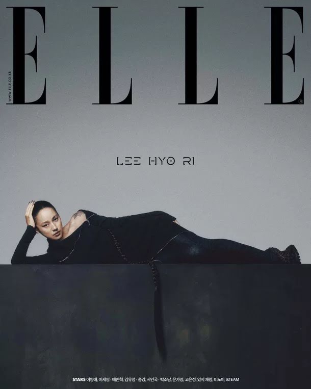 Ли Хёри предстала "топлес" в фотосессии для "ELLE Korea"