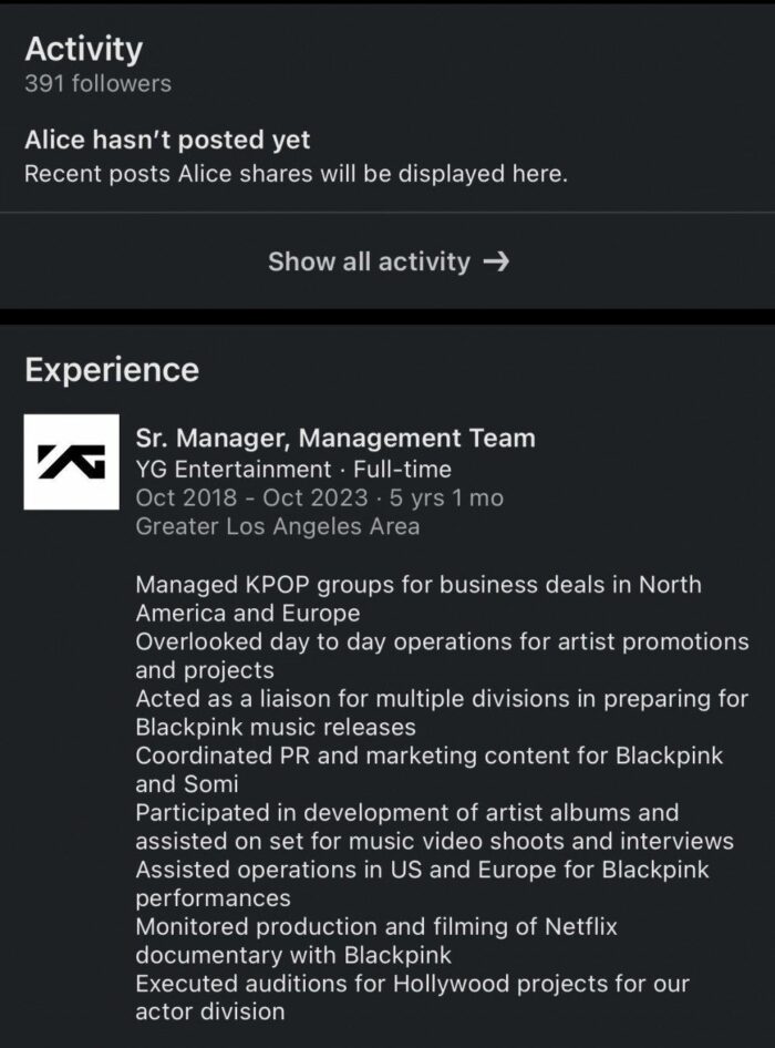 Фанаты переживают за будущее BLACKPINK: менеджер Лисы также покинула YG Entertainment