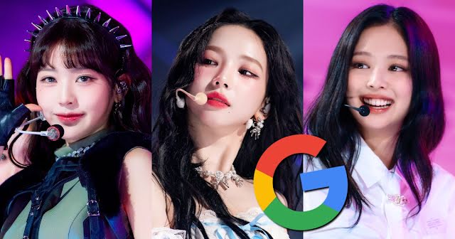 Топ-25 самых популярных девушек-айдолов по запросам Google в Корее в 2023 году