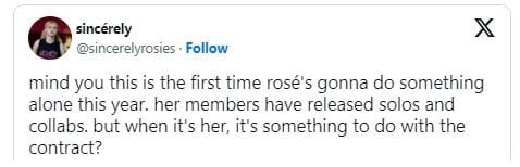 Объявление нового проекта Розэ из BLACKPINK вызвало слухи о её будущем с YG Entertainment