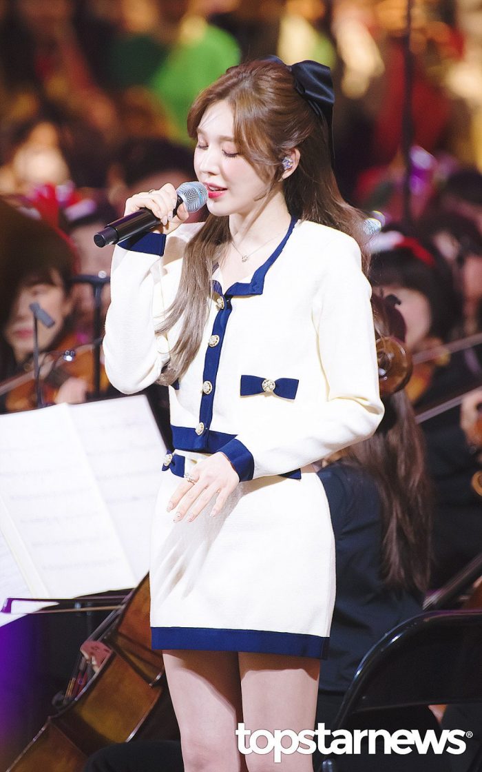 Чарующая красота Венди из Red Velvet привлекла внимание на Рождественском фестивале Сеульского филармонического оркестра