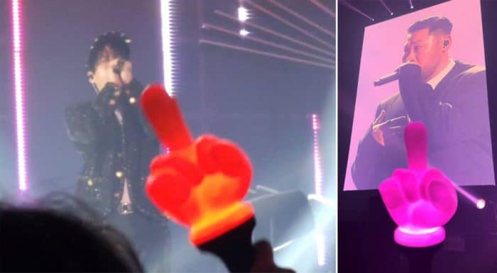 Поклонники Epik High впервые использовали лайтстики с новым дизайном в первый день концерта, посвященного 20-летию группы