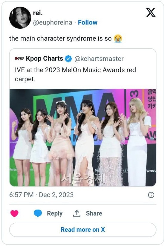 Стилистов IVE обвиняют в фаворитизме из-за образов участниц на красной дорожке Melon Music Awards 2023