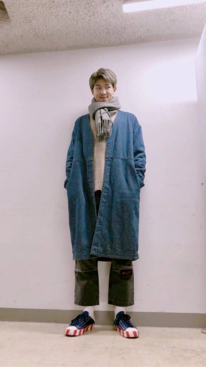 Стиль RM из BTS: 8 модных зимних нарядов Ким Намджуна