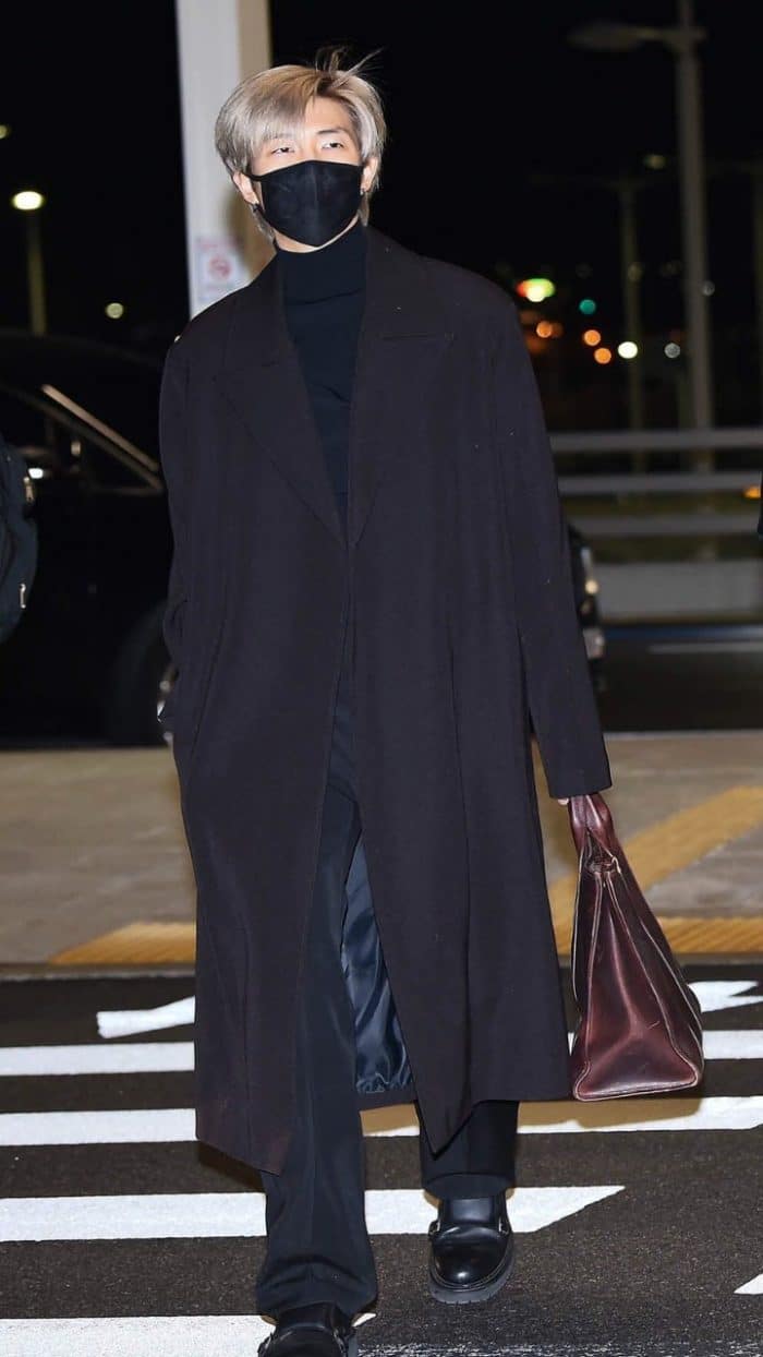 Стиль RM из BTS: 8 модных зимних нарядов Ким Намджуна