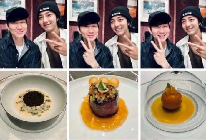 Джей Джей Лин и Сяо Чжань ужинали в ресторане, отмеченном тремя звёздами Мишлен