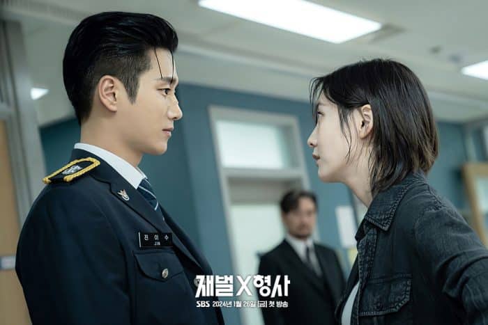 Первая встреча Ан Бо Хёна и Пак Джи Хён наполнена напряжением в дораме "Чеболь против детектива"