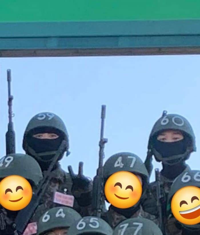 Появились новые армейские фото Чимина и Чонгука из BTS