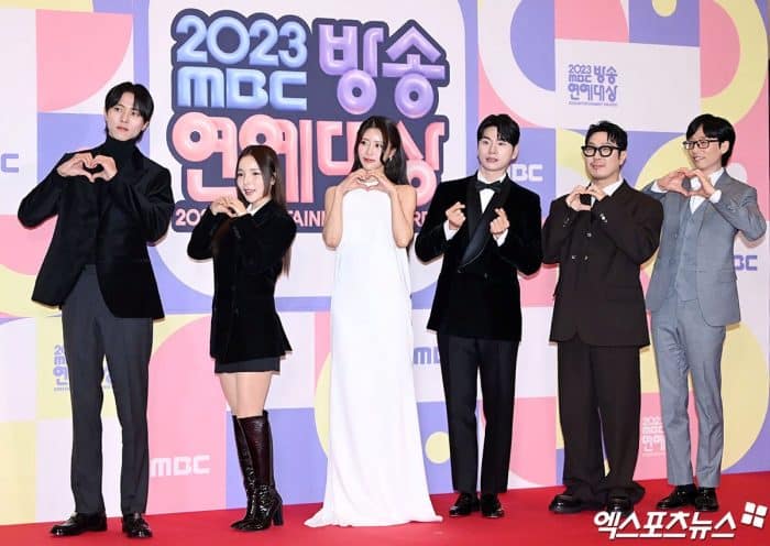 Звёзды на Красной дорожке "MBC Entertainment Awards 2023"