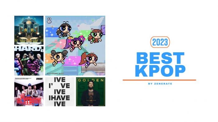 Лучшие К-поп альбомы и песни 2023 года по версии ZENERATE