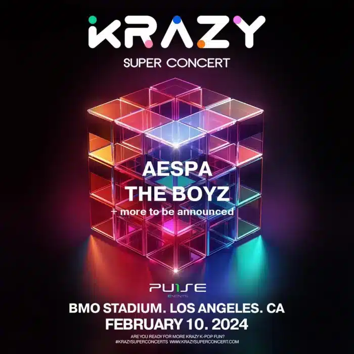 THE BOYZ и aespa вошли в лайн-ап KRAZY SUPER CONCERT, который пройдет в Лос-Анджелесе в 2024 году