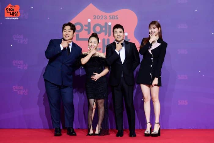 Звезды на красной дорожке церемонии награждения «SBS Entertainment Awards 2023»
