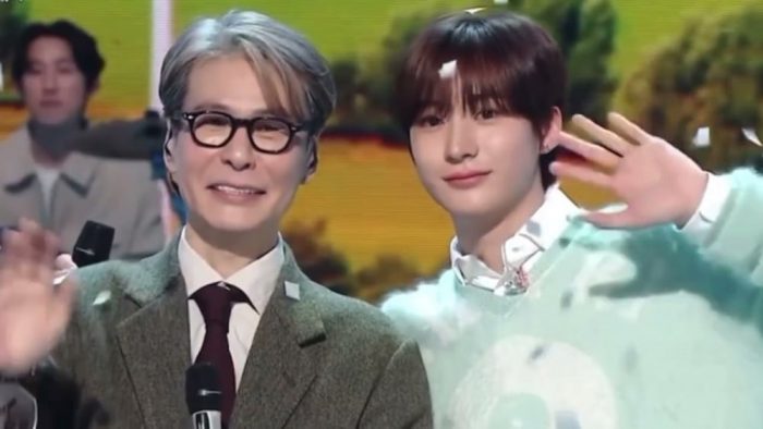 Антон из RIIZE выступил вместе со своим отцом Юн Саном на "2023 MBC Gayo Daejejeon"