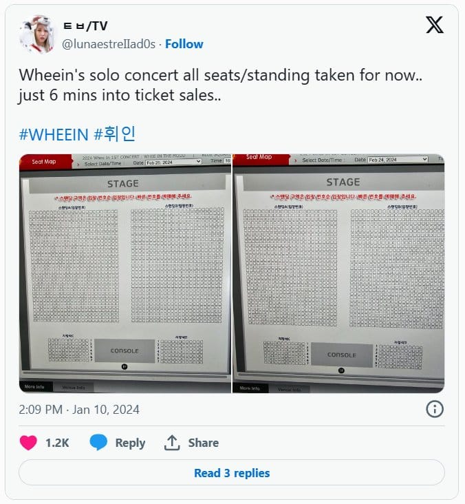 Билеты на концерты Хвиин из MAMAMOO в Сеуле ушли в солд-аут менее чем за 6 минут