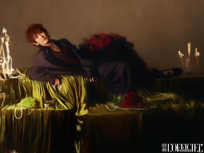 Романтичный Жэнь Цзя Лунь в фотосессии для журнала L'Officiel Hommes