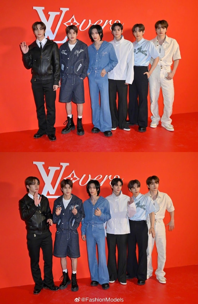Чжу И Лун, Дилан Ван, Джексон Ван, Бэм Бэм, RIIZE и другие на показе Louis Vuitton в Париже