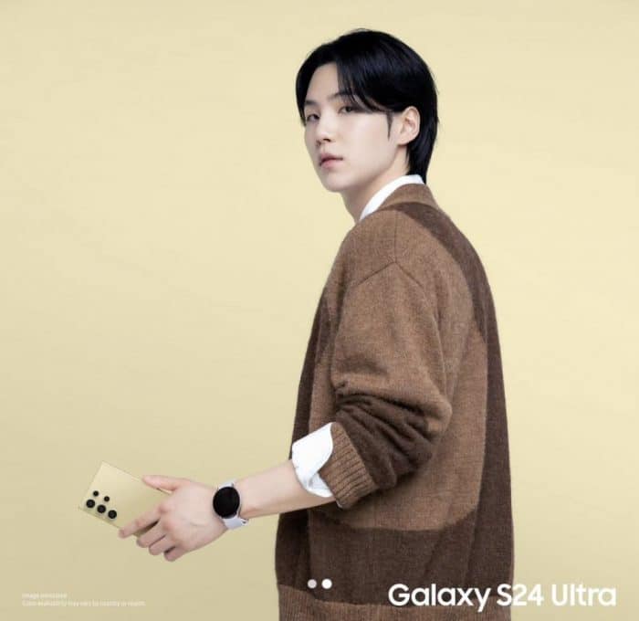 Великолепные фото участников BTS были опубликованы в рамках рекламы Samsung Galaxy S24 Ultra