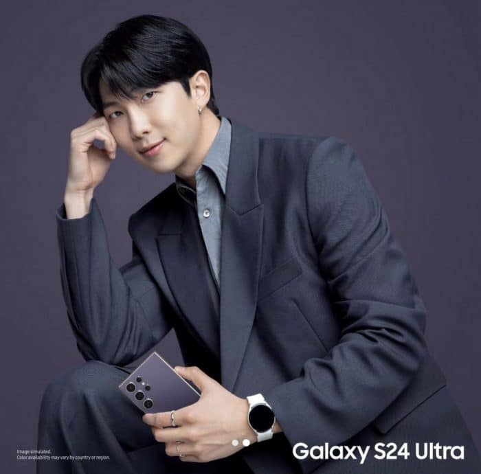 Великолепные фото участников BTS были опубликованы в рамках рекламы Samsung Galaxy S24 Ultra