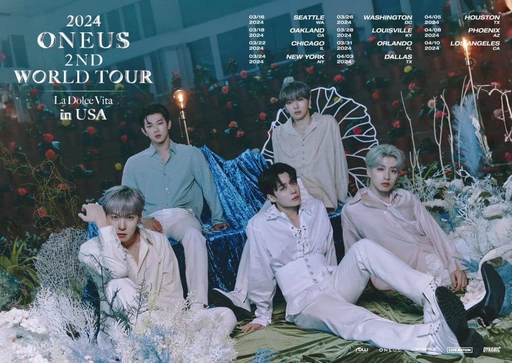 ONEUS проведут концерты в 11 городах США в рамках тура «La Dolce Vita»