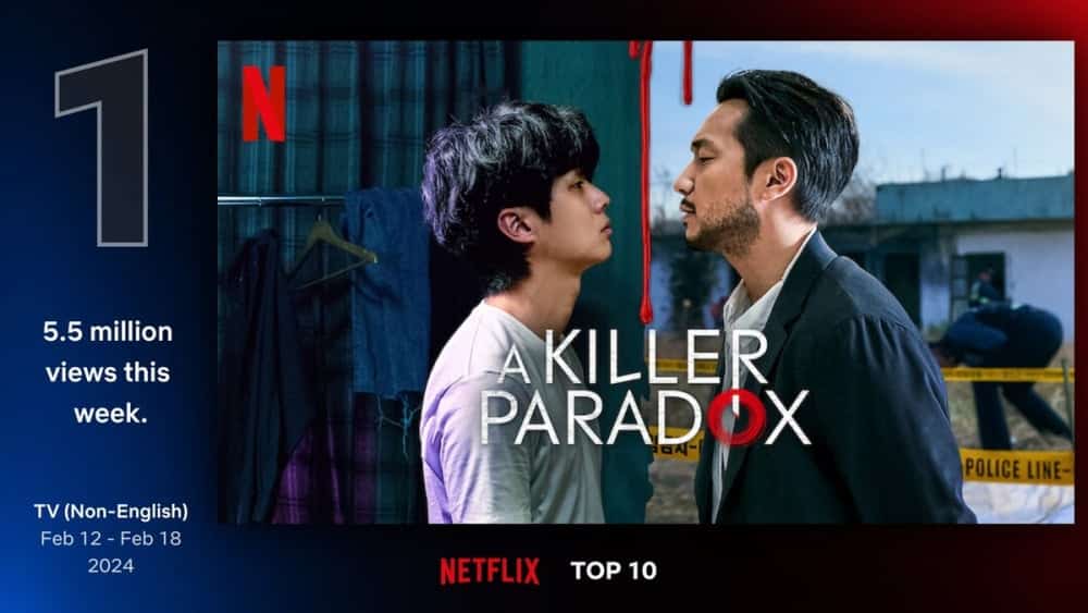 Дорама «Парадокс убийцы» заняла первое место в глобальном рейтинге Netflix